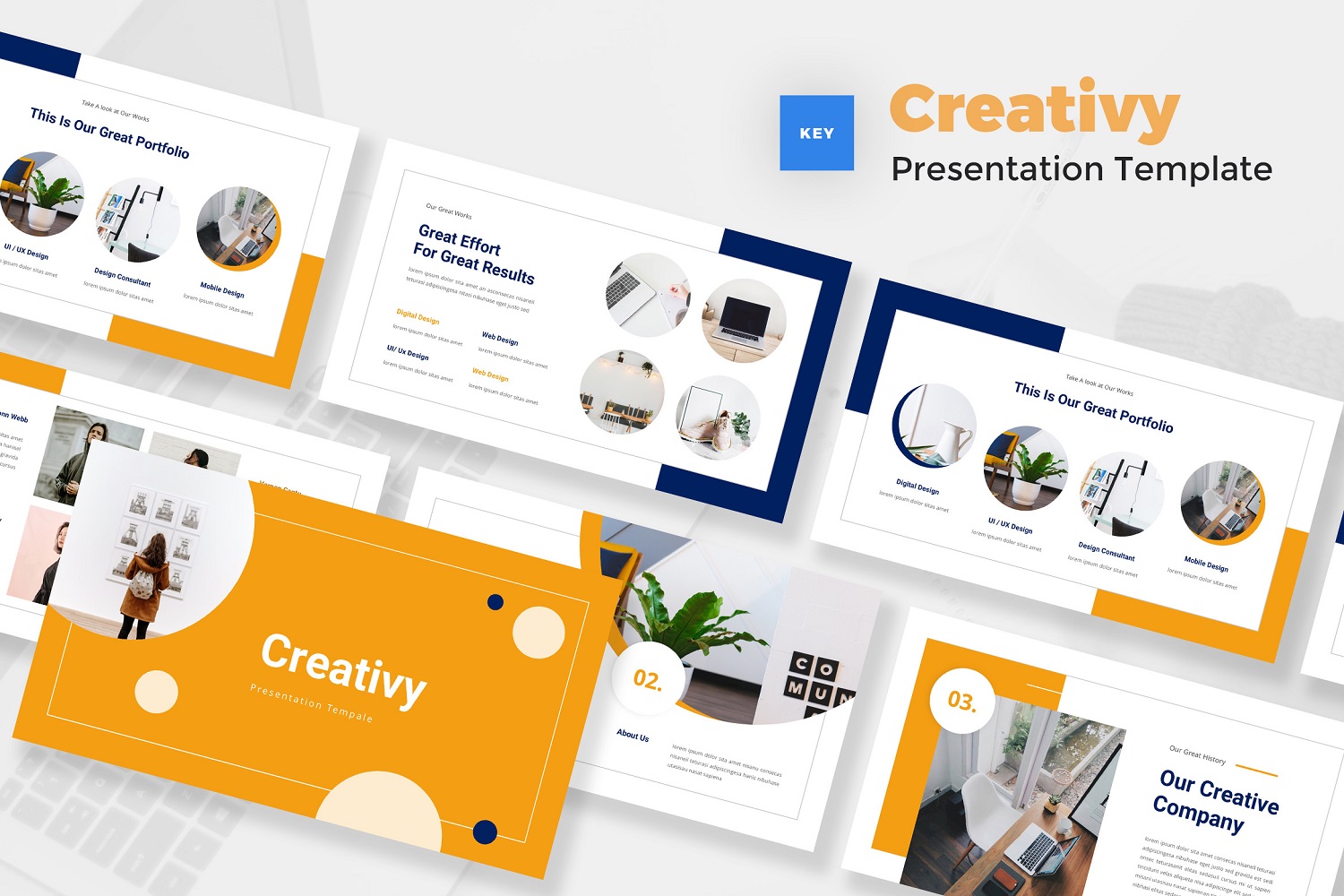 Creativy - Creative Keynote Template