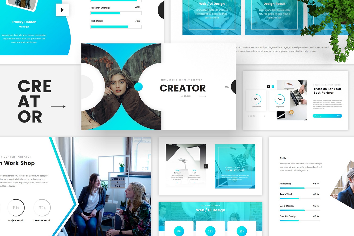 Creator - Influencer & Content Creator Keynote Template