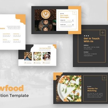 Food Beverages Keynote Templates 177838