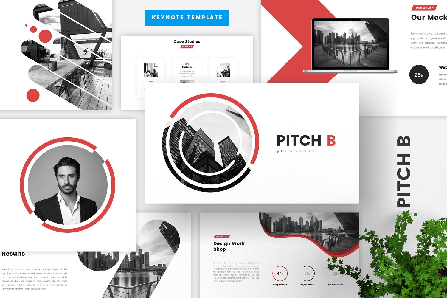 Pitch B - Pitch Deck & Business Keynote Template