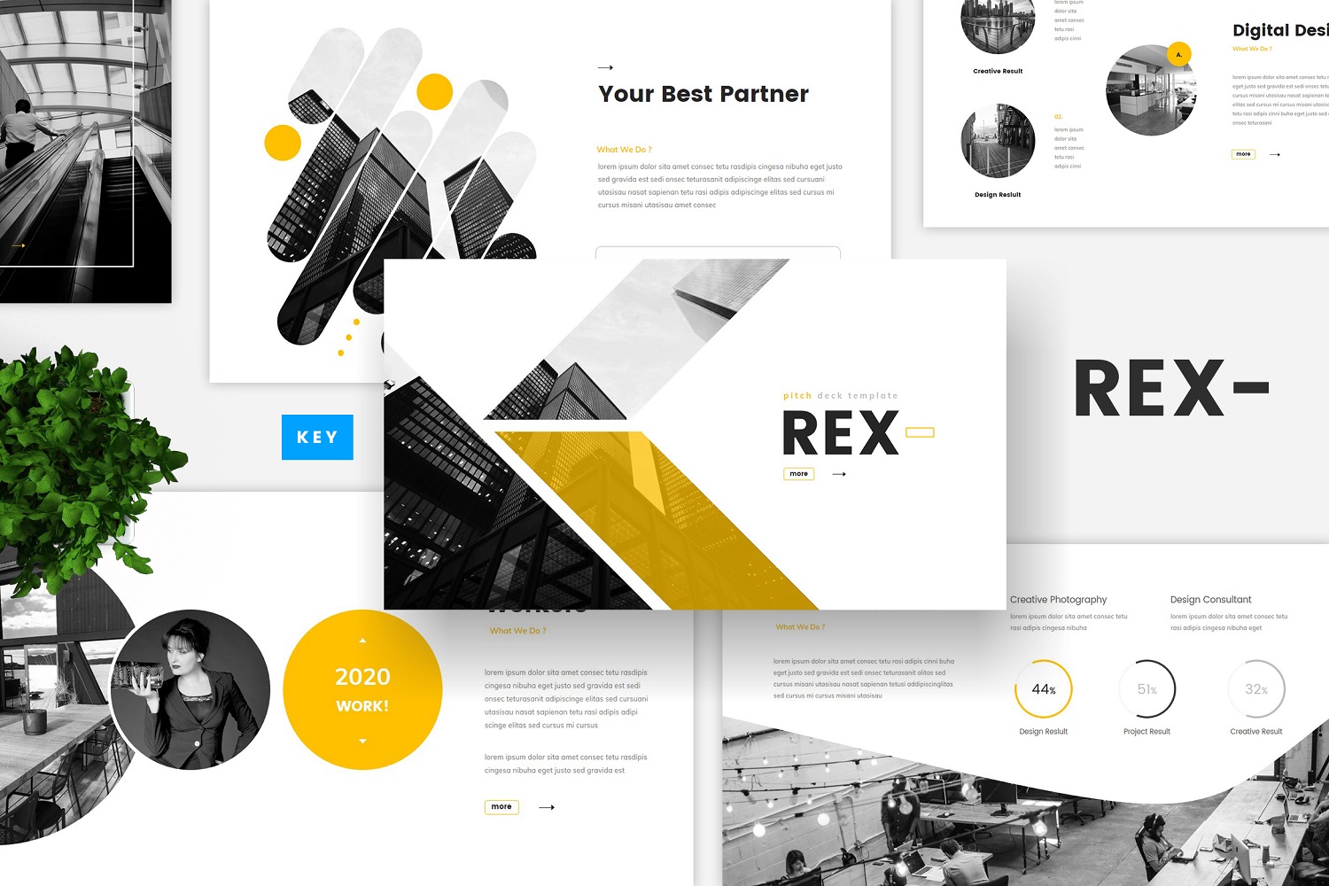 Rex - Pitch Deck Keynote Template