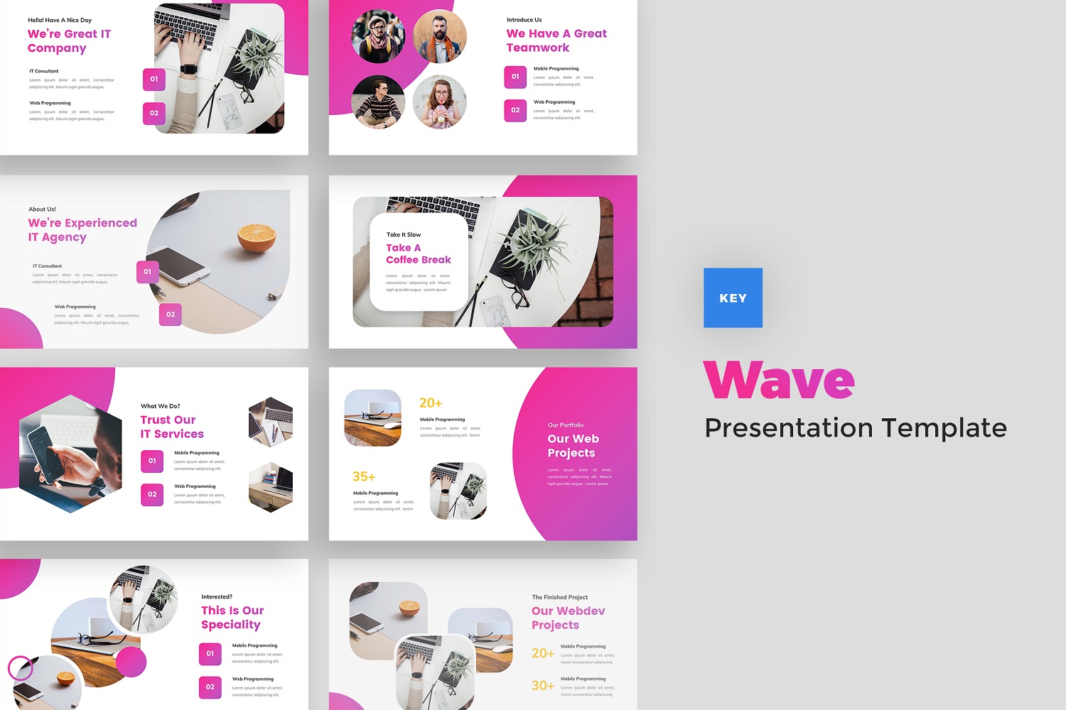 Wave - IT Solutions & Services Keynote Template