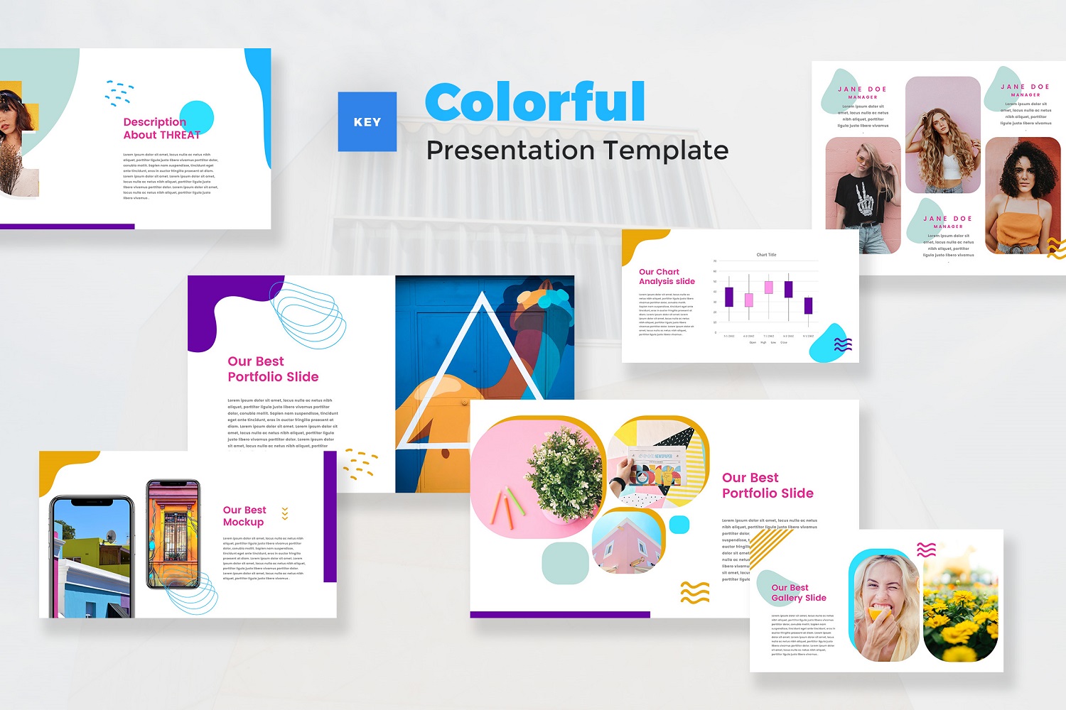 Colorful - Pop Art Keynote Template