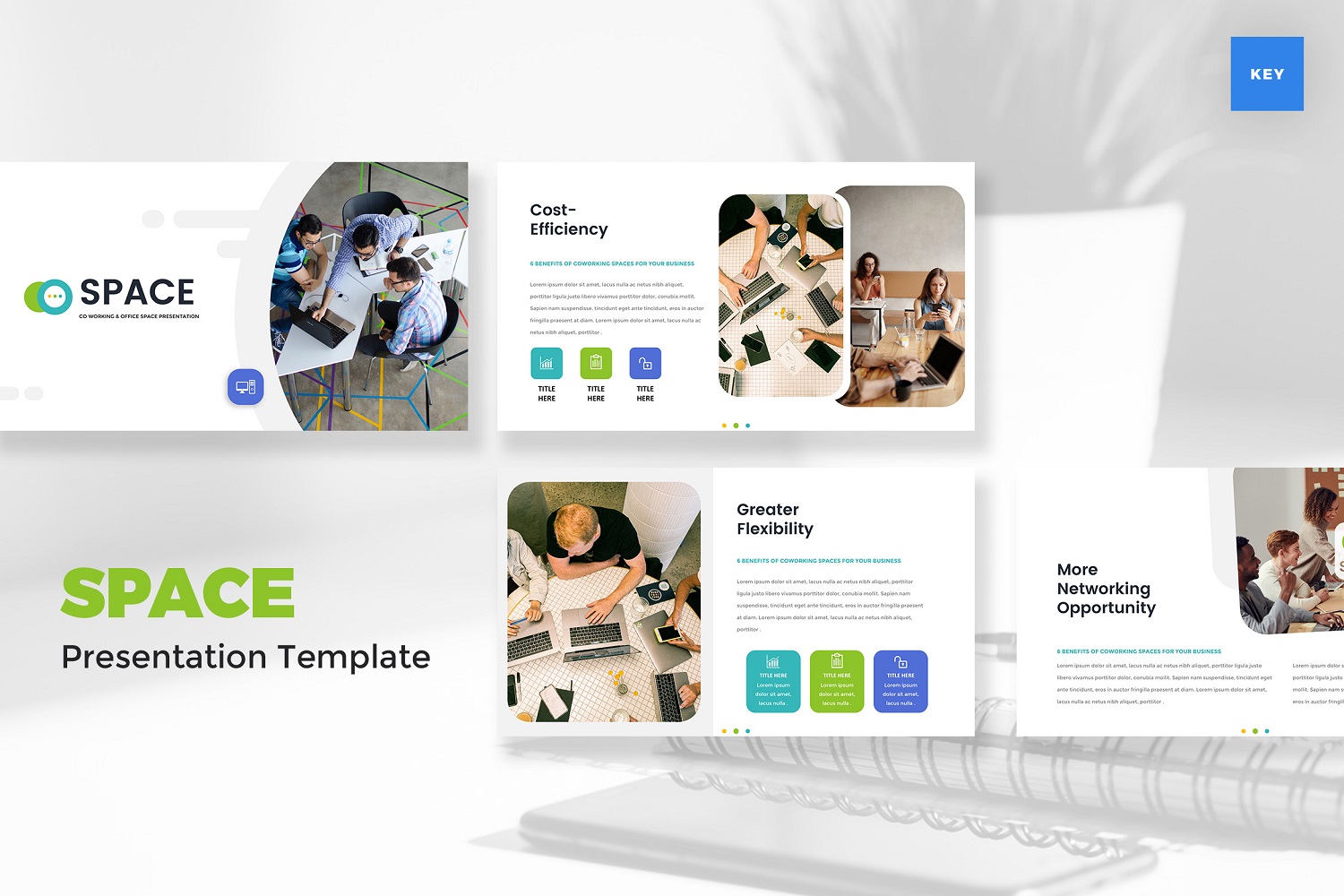 Space - Coworking & Office Space Keynote Template