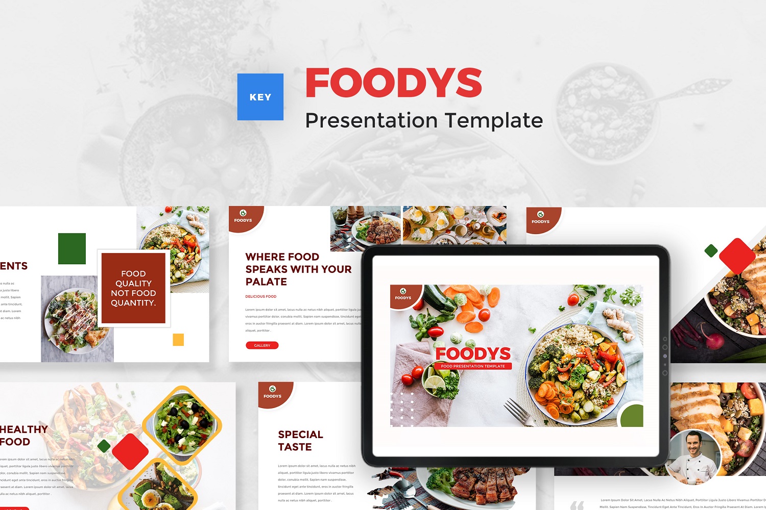 Foodys - Food Keynote Template