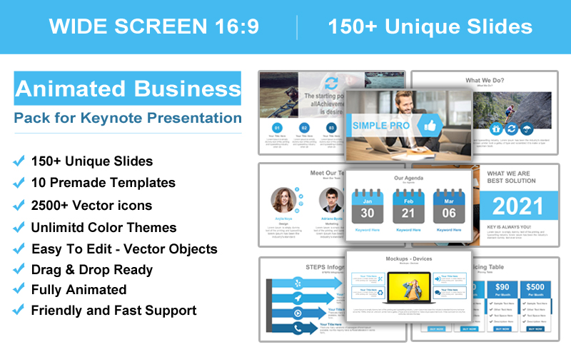 Complete Business Pack Presentation Keynote Template