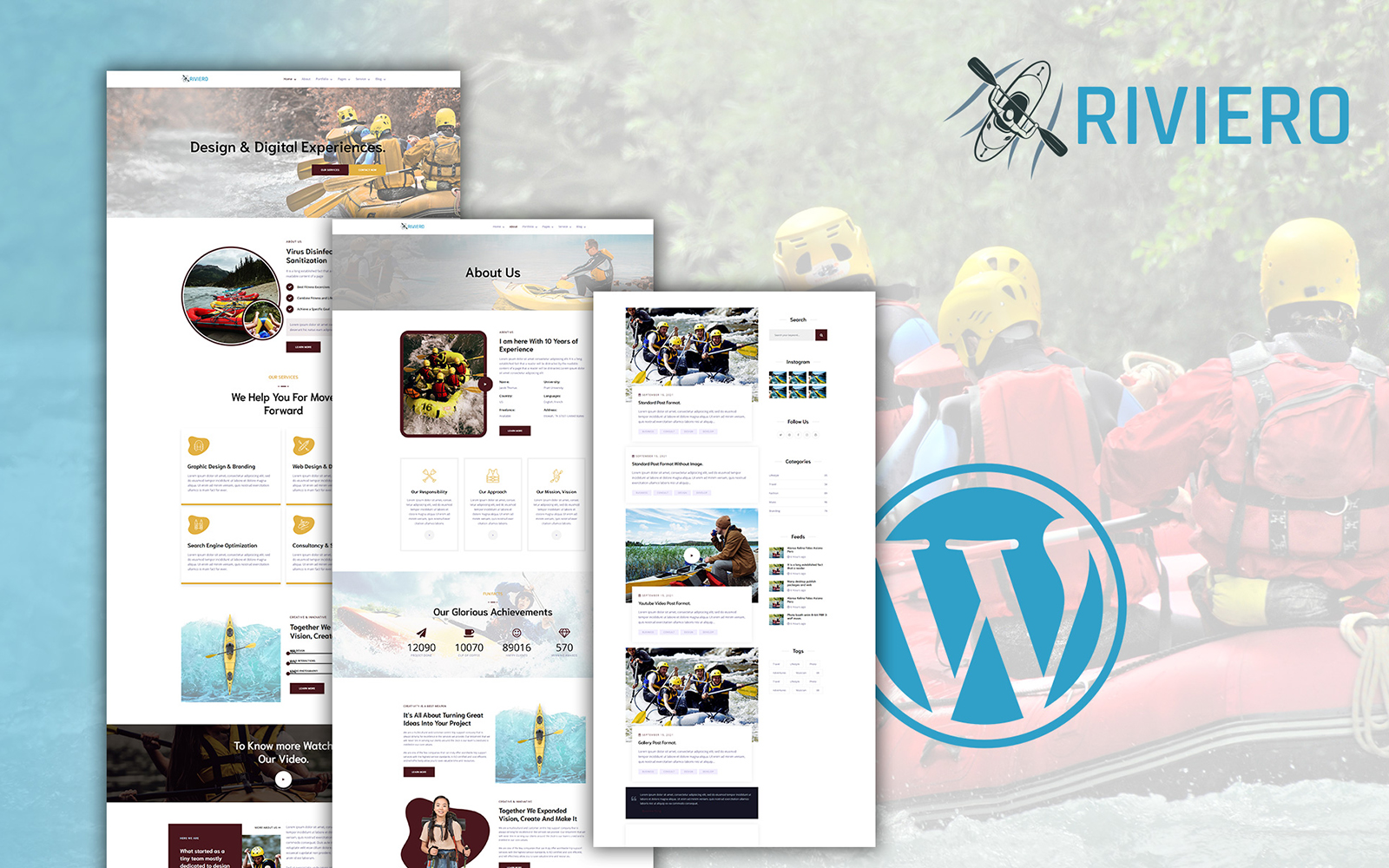 Riviero - Rafting WordPress Theme