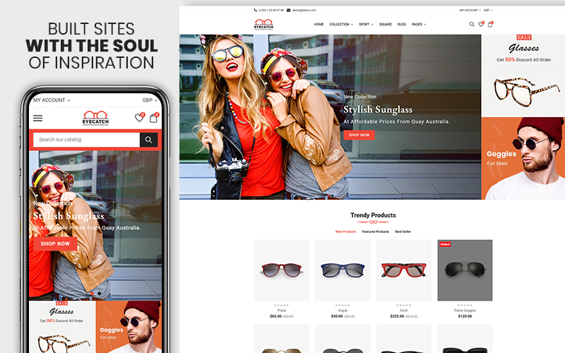 Eyecatch - The Sunglass & Fashion Premium Shopify Theme