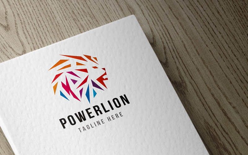 Power Valiant Lion Logo template