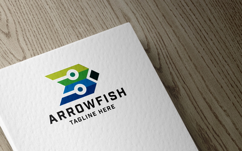 Arrow Fish Logo template