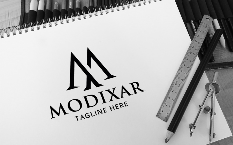 Modixar Letter M Logo template