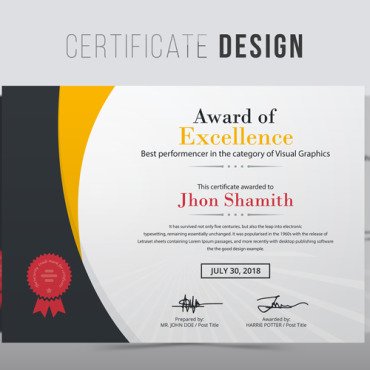 Awards Certificate Certificate Templates 178262