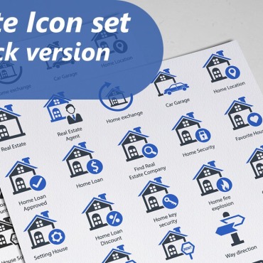 Estate Real Icon Sets 178329