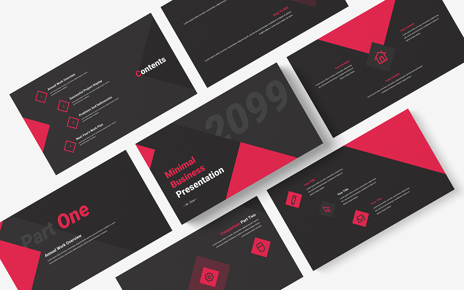 Minimal Corporate Business PowerPoint Template