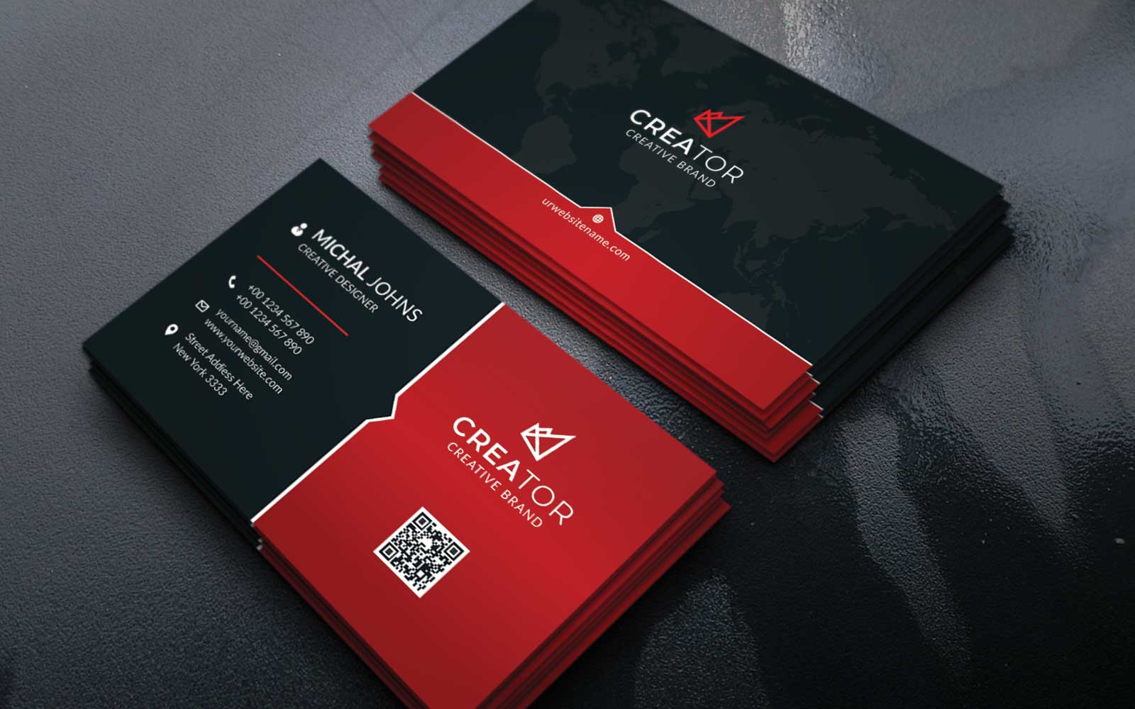 Business Card Codopic Corporate identity template