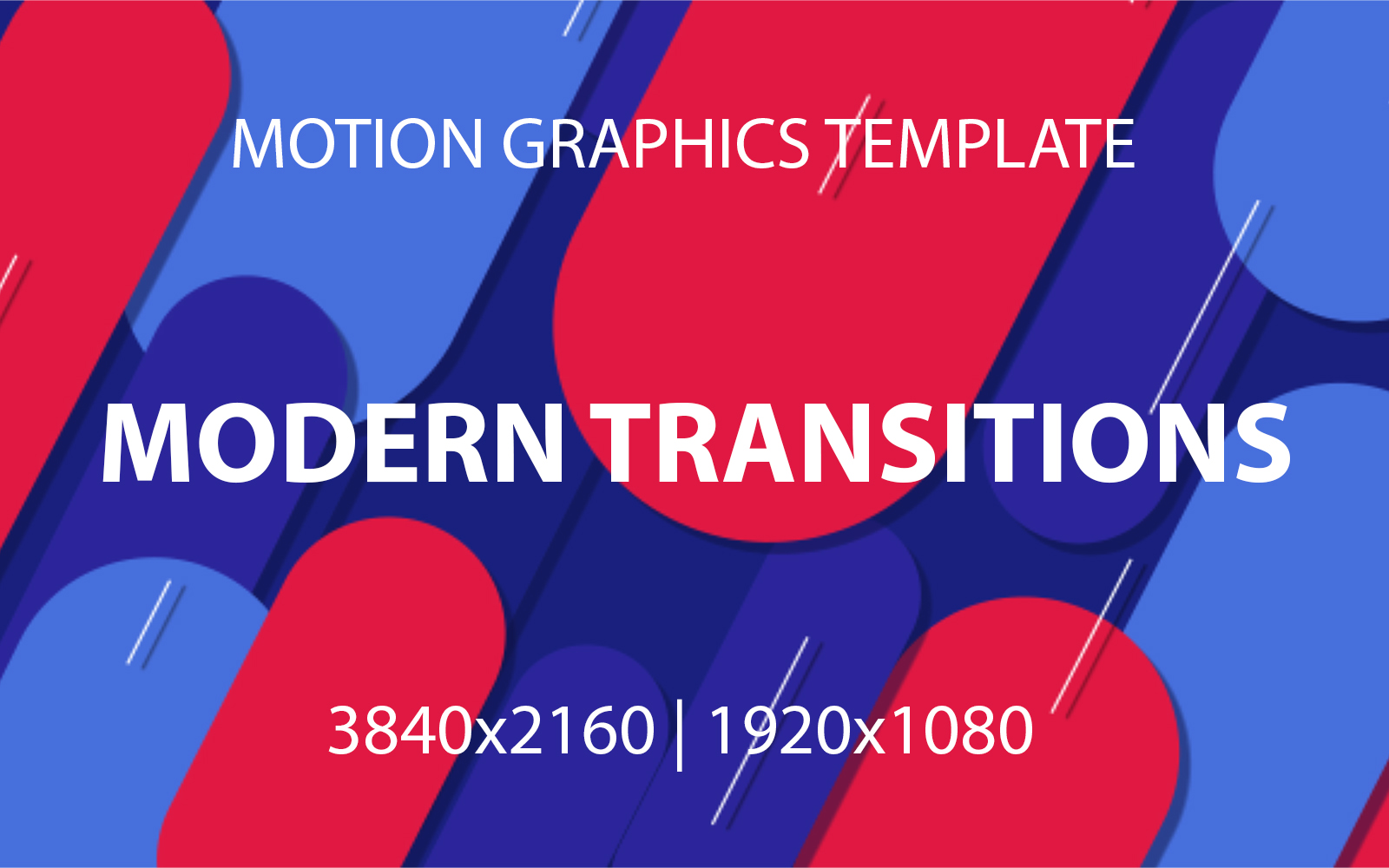 Modern Transitions Motion Graphics Template