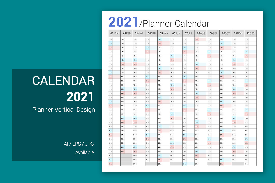 Calendar 2021 Simple Style Planner