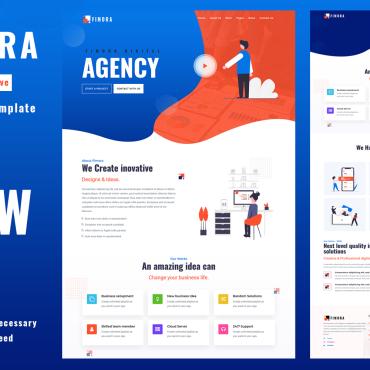 Agency Digital Website Templates 178466