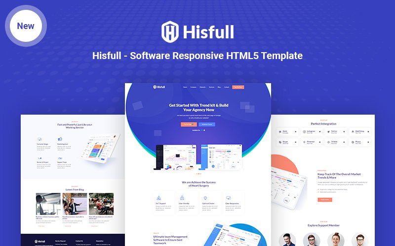 Hisfull - Software Responsive HTML Website Template