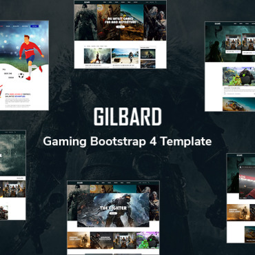 Game Game Responsive Website Templates 178471