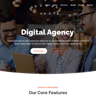 Business Marketing Landing Page Templates 178475