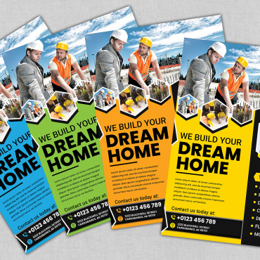 Construction Flyers Corporate Identity 178516