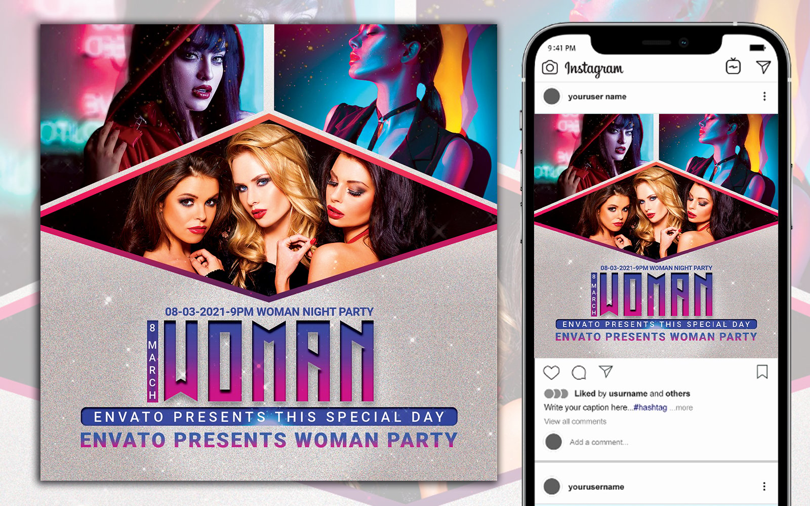 Night Club Party Flyer Template