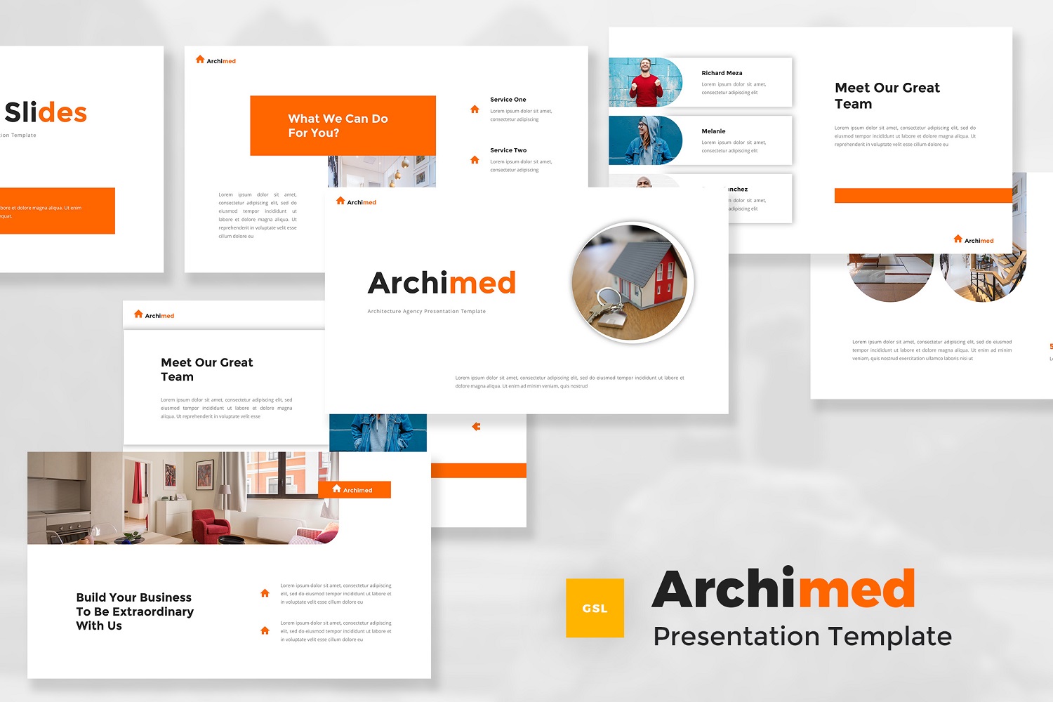 Archimed - Architecture Agency Google Slides Template