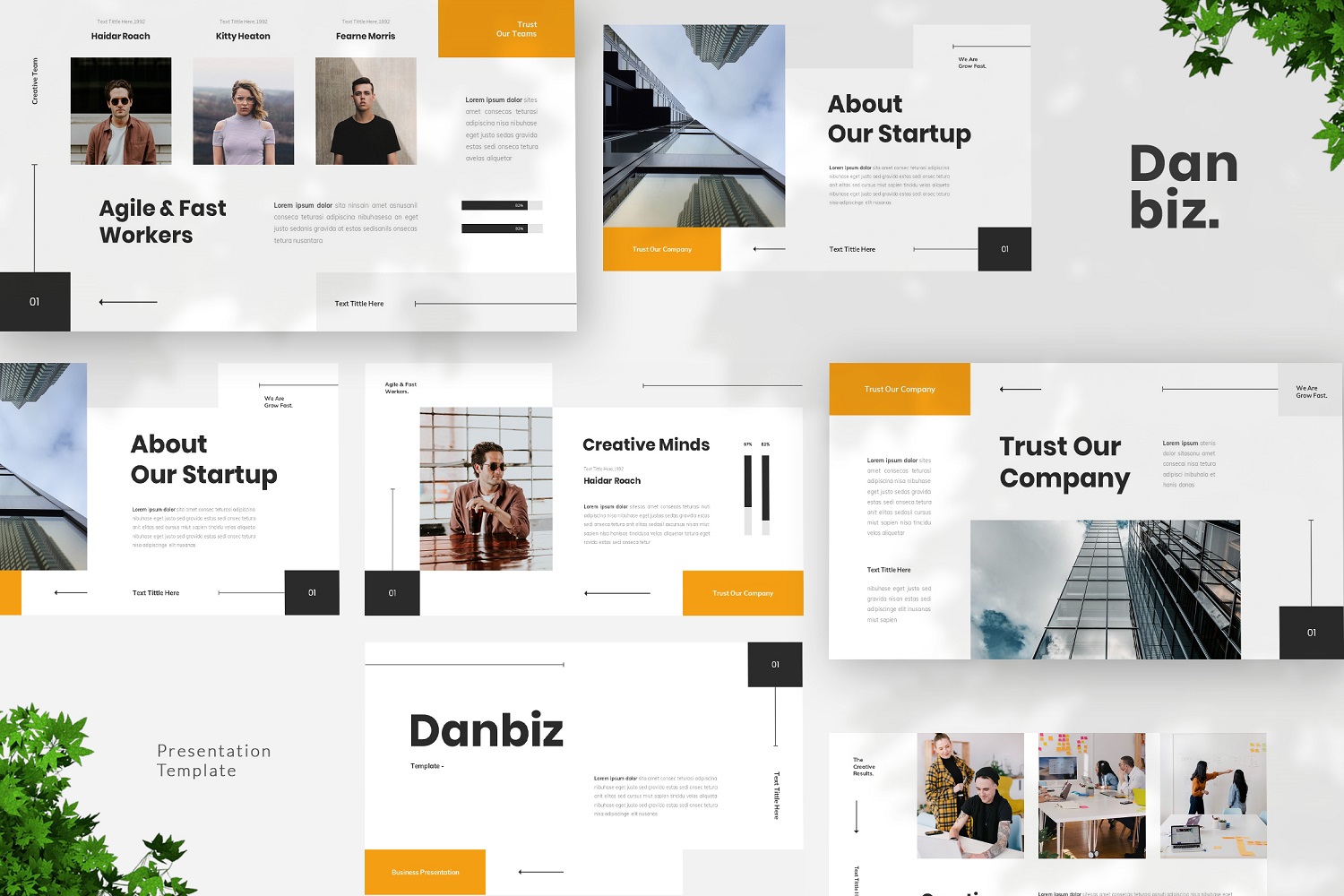 Danbiz - Business Google Slides Template