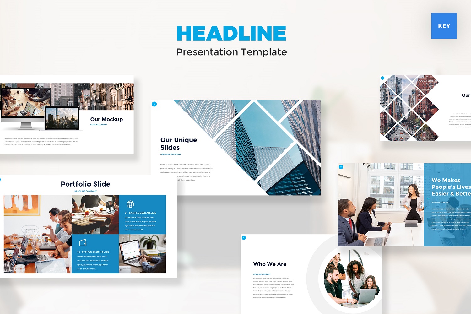 Headline - Creative Keynote Template