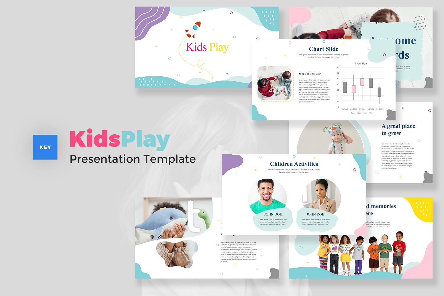 Kids Play - Kids & Baby Keynote Template