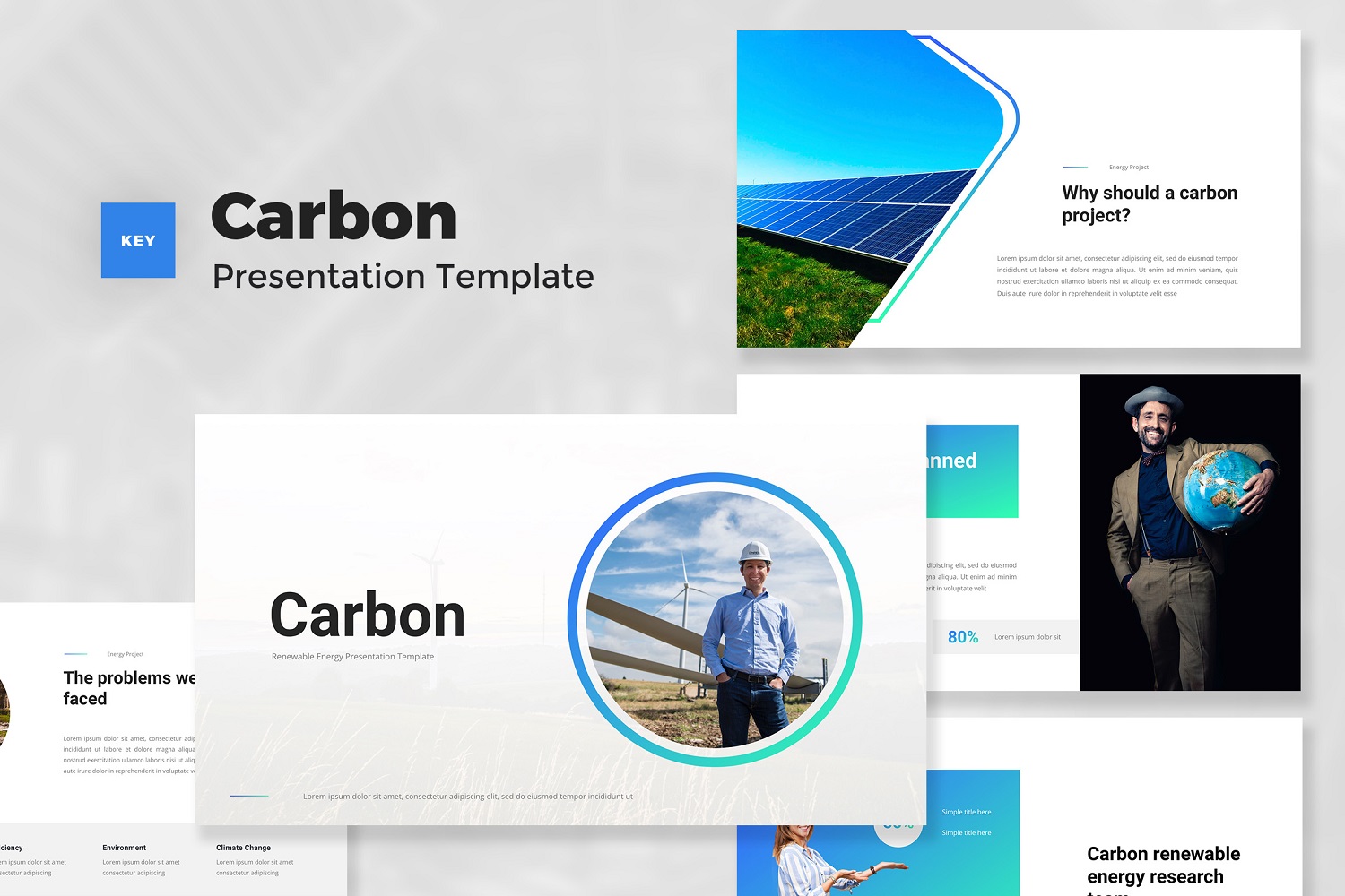 Carbon - Renewable Energy Keynote Template