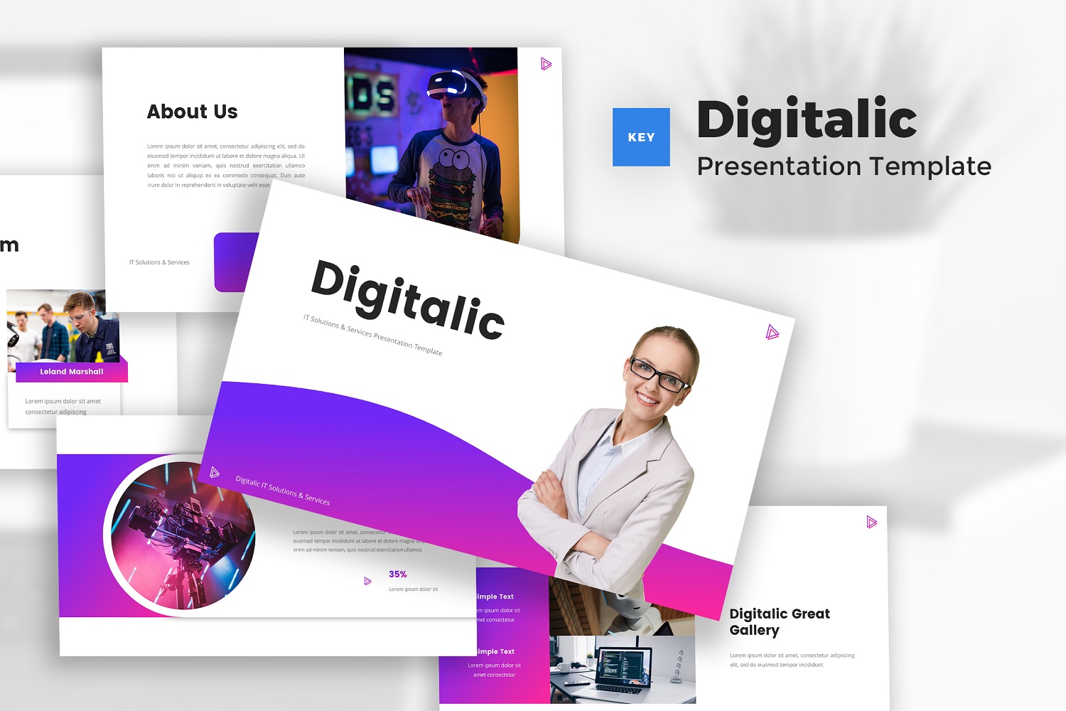 Digitalic - IT Solutions & Services Keynote Template