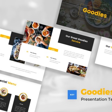 Restaurant Food Keynote Templates 178567