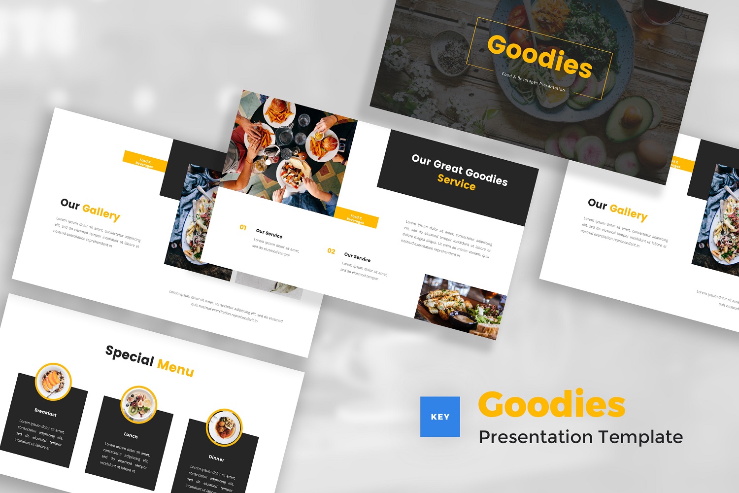 Goodies - Food & Beverages Keynote Template