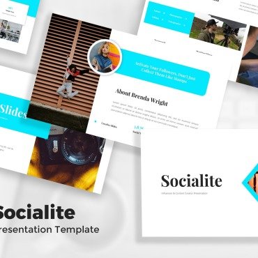 Creator Influencer Keynote Templates 178571