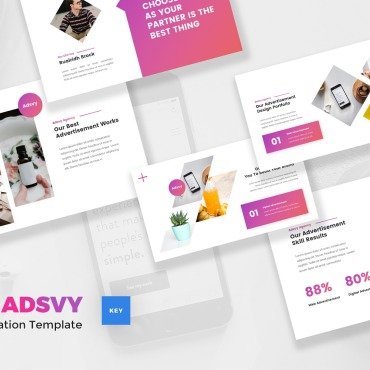 Ads Agency Keynote Templates 178572