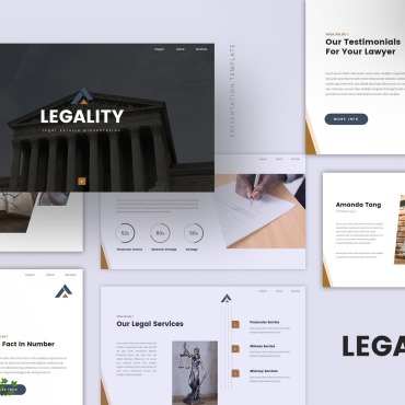 Lawyer Law Keynote Templates 178576