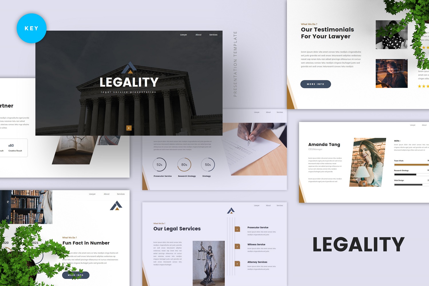 Legality - Legal Service Keynote Template