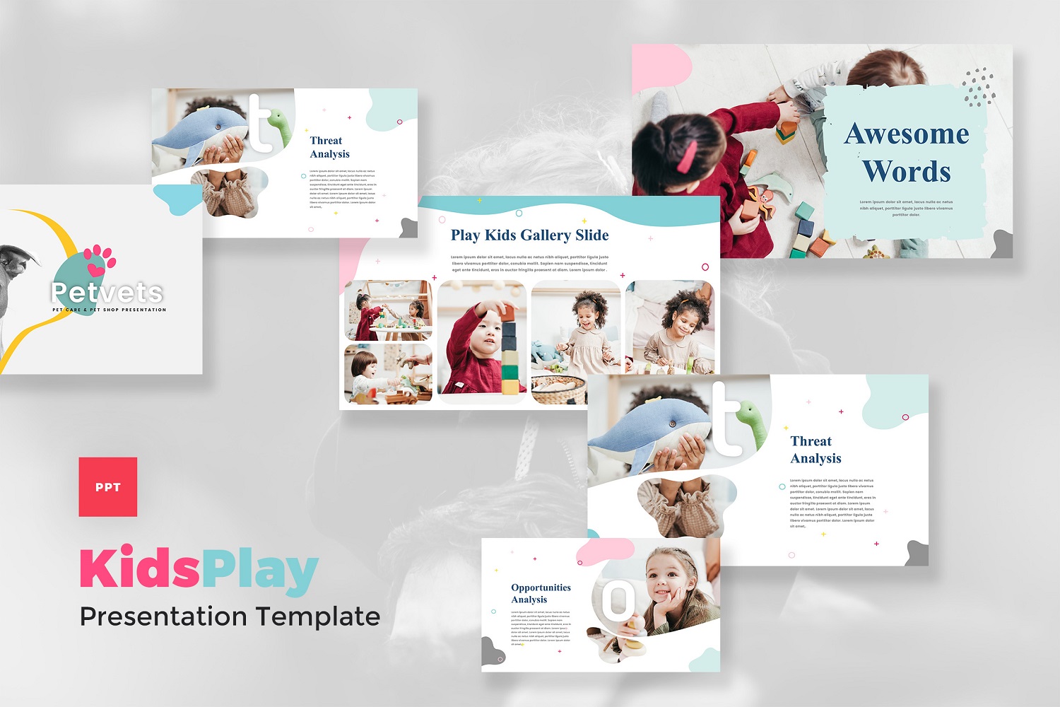Kids Play - Kids & Baby PowerPoint Template