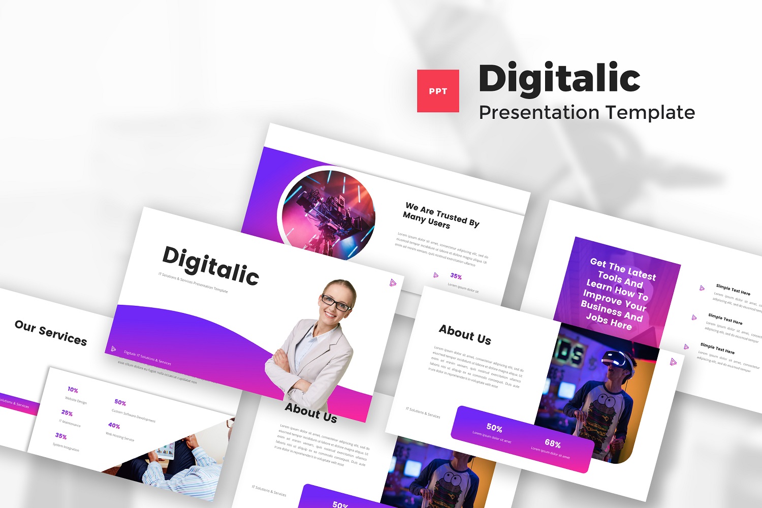 Digitalic - IT Solutions & Services PowerPoint Template