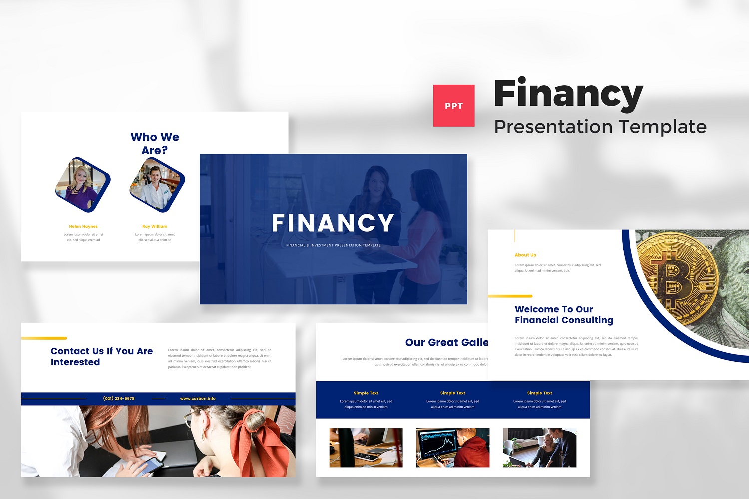 Financy - Financial & Investment PowerPoint Template