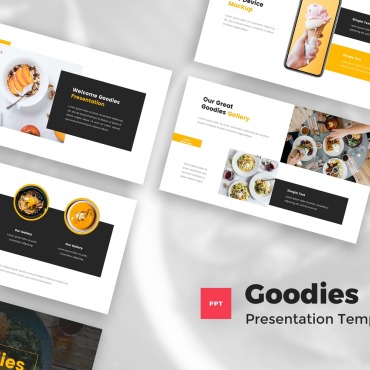 Restaurant Food PowerPoint Templates 178590