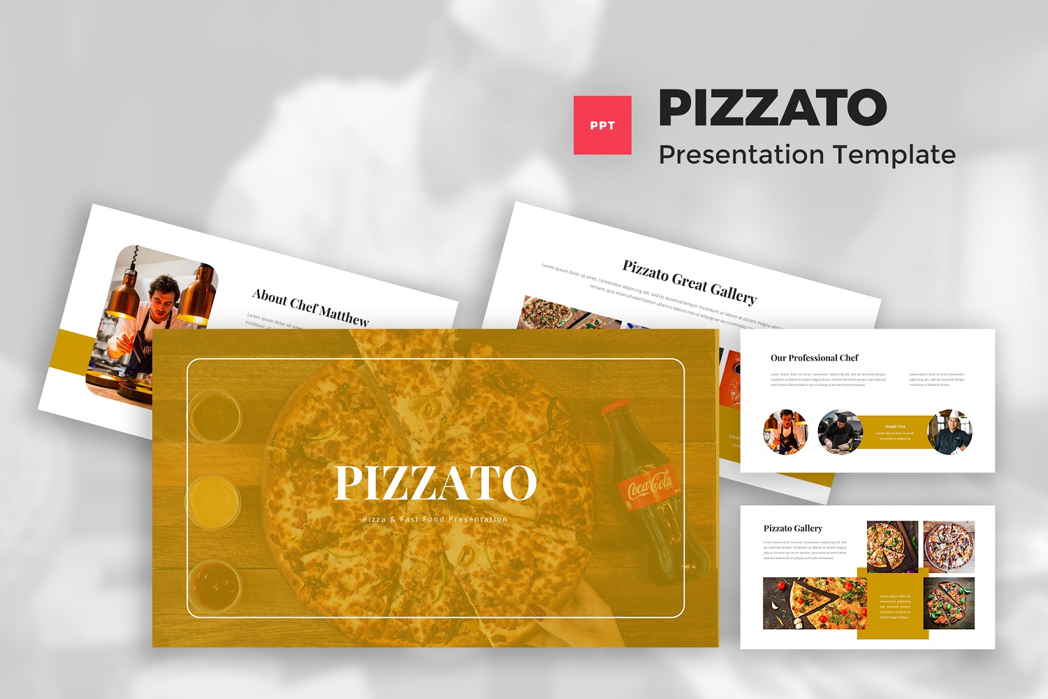 Pizzato - Pizza & Fast Food Powerpoint Template