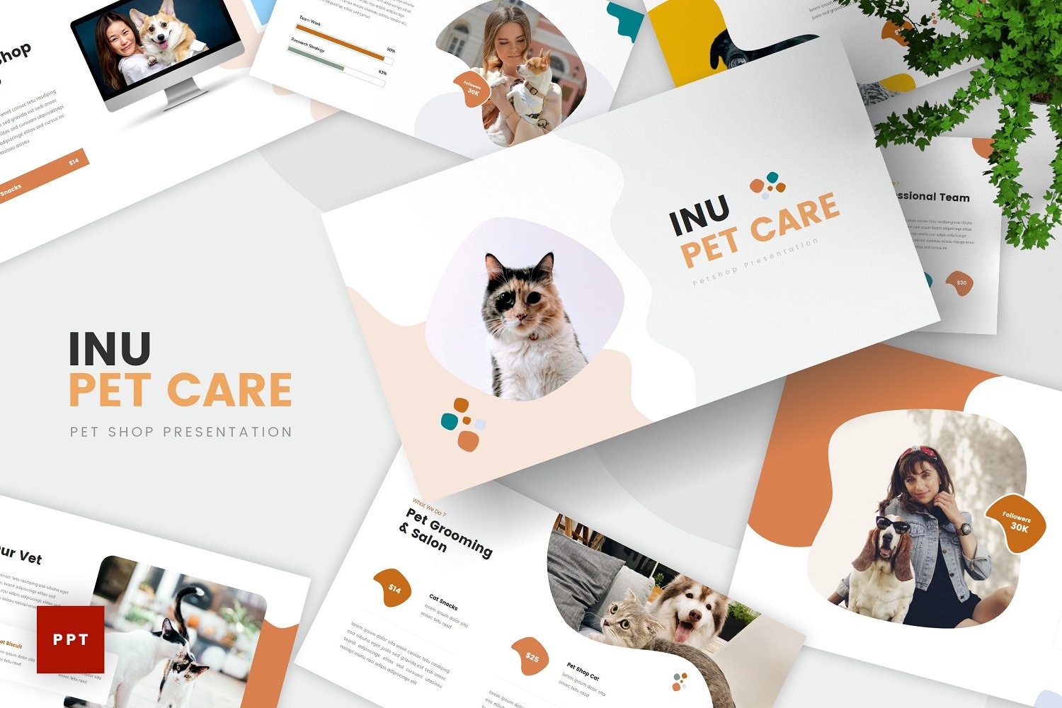 Inu - Pet Care Powerpoint Template