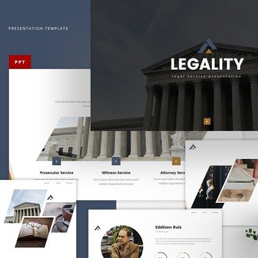 Lawyer Law PowerPoint Templates 178599