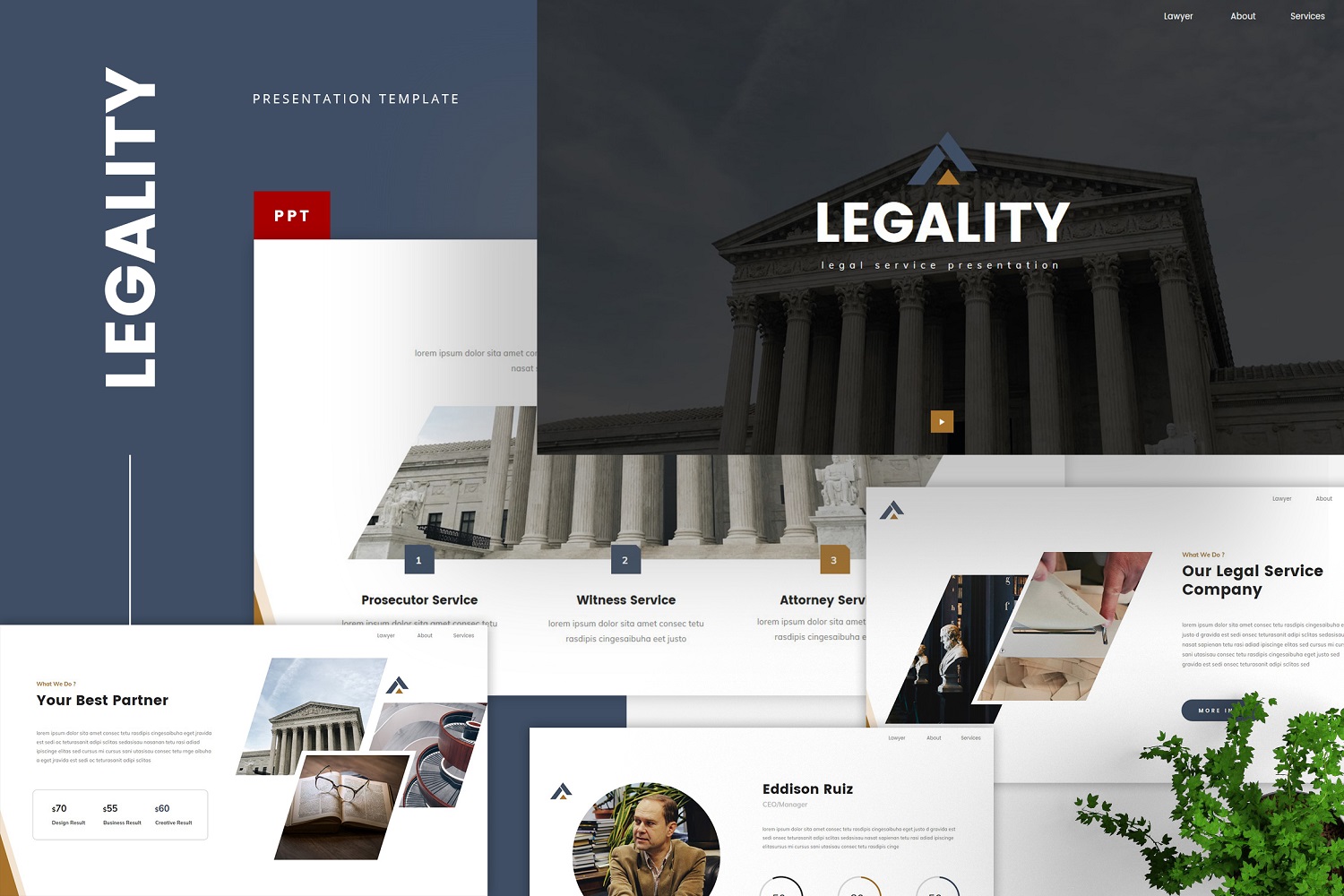 Legality - Legal Service Powerpoint Template