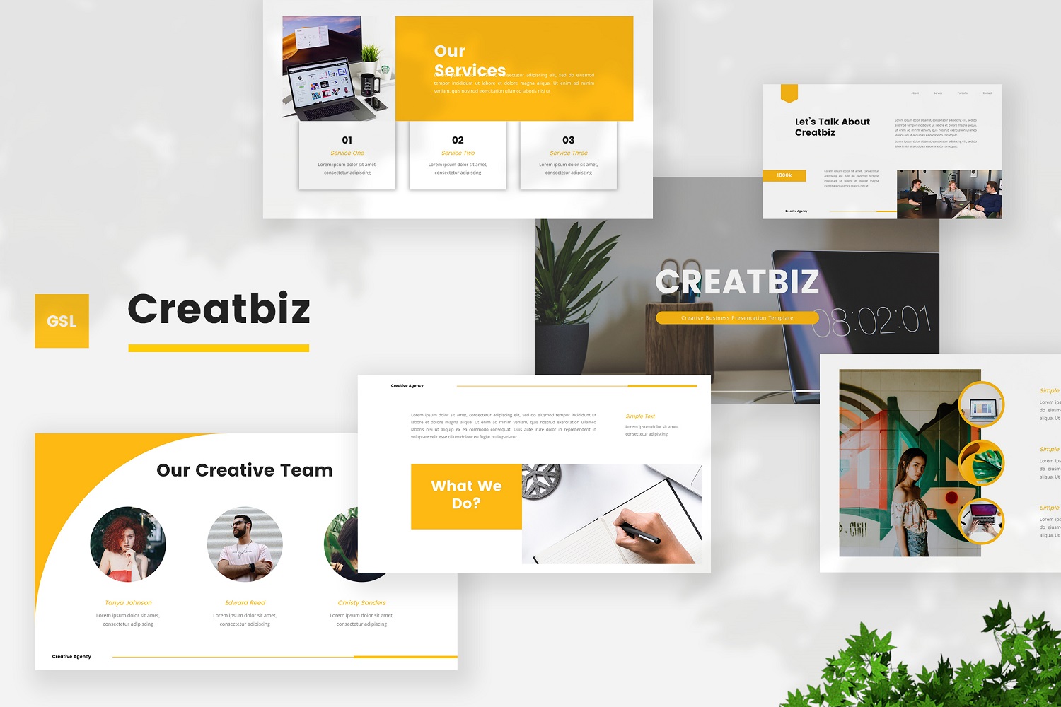 Creatbiz - Creative Business Google Slides Template