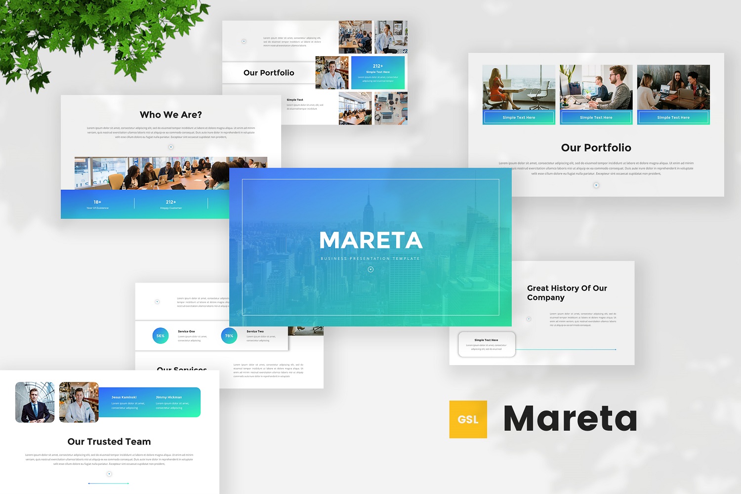 Mareta - Business Google Slides Template