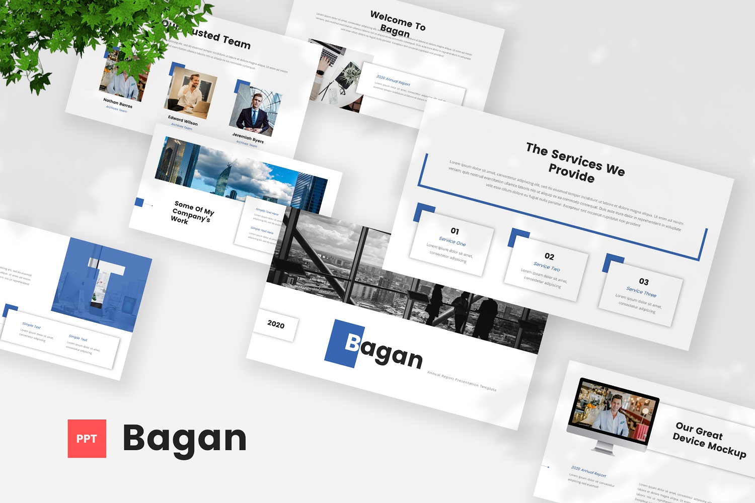 Bagan - Annual Report Powerpoint Template